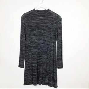 Divided by H&M Casual Gray Mock Midi Dress Size 4